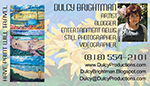 Business Card for Dulcy Brightman, Artist