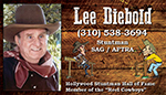 Business Card for Lee Diebold, Stuntman