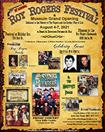 Flyer for the Roy Rogers Festival in Ohio