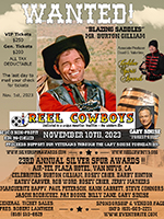 Flyer for the Silver Spur Awards show